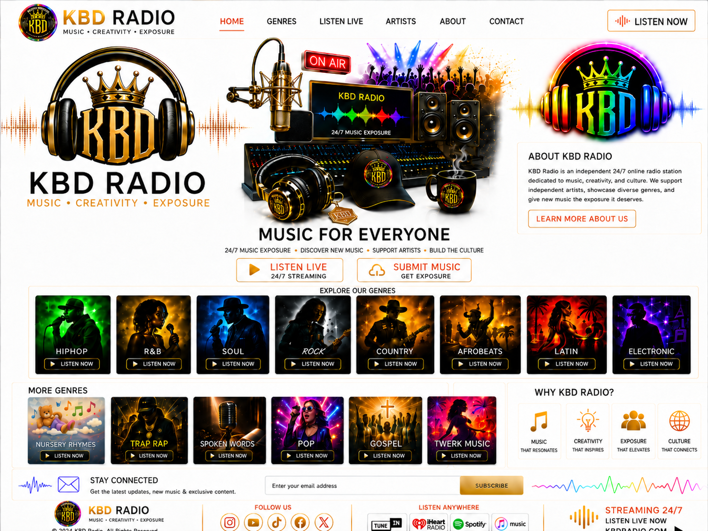 KBD Radio — Music, Creativity, Exposure