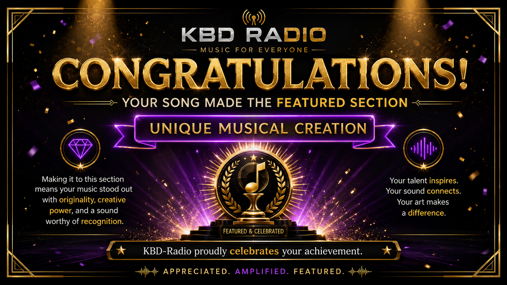 Featured Section Honor
